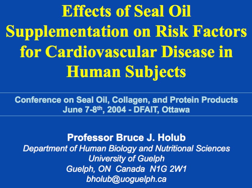 Effects of Seal Oil Supplementation