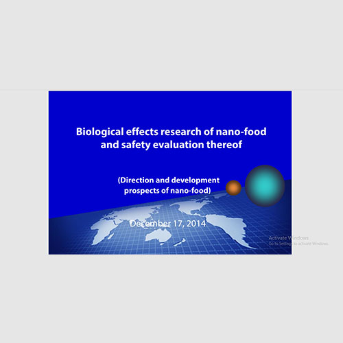 NANO FOOD AND SAFETY EVALUATION TEST